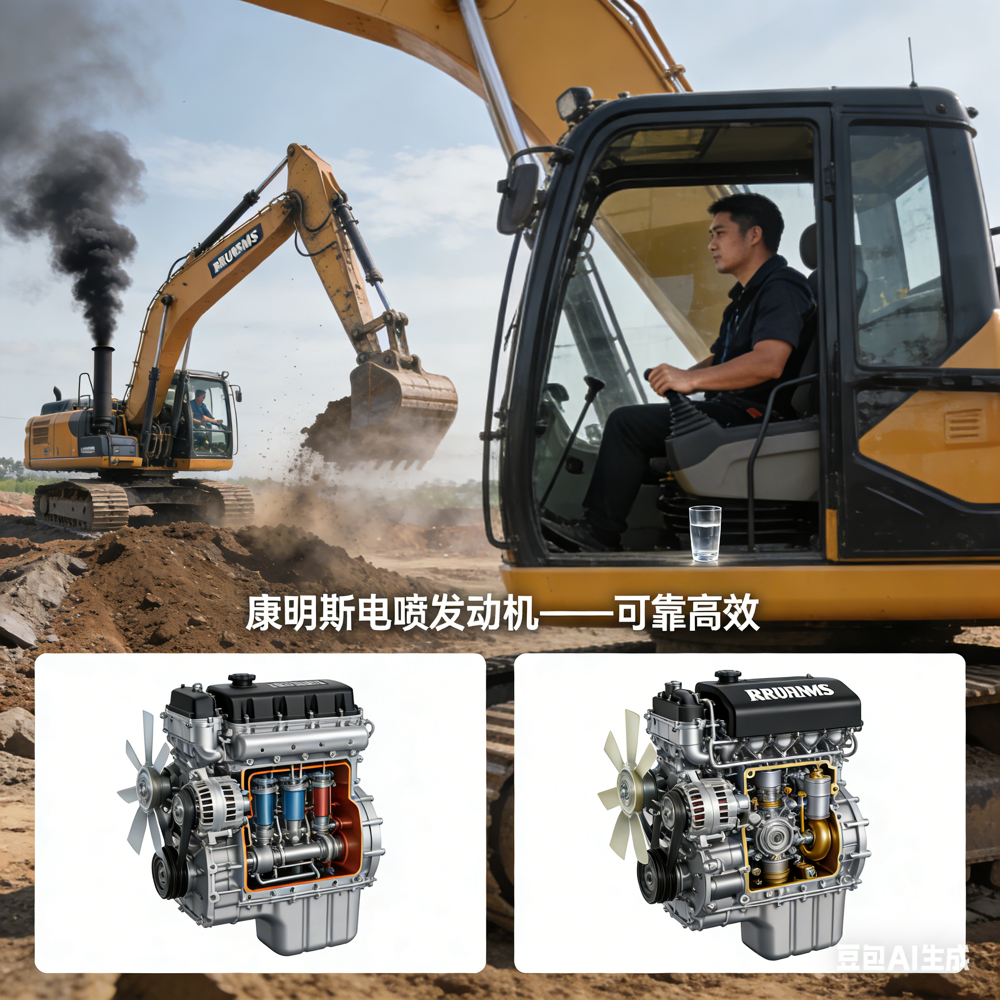 Feedback ab operante Excavator: A directa iniectio ad iniectionem electronicam, Fiducia Cummini simpliciter singularis est.