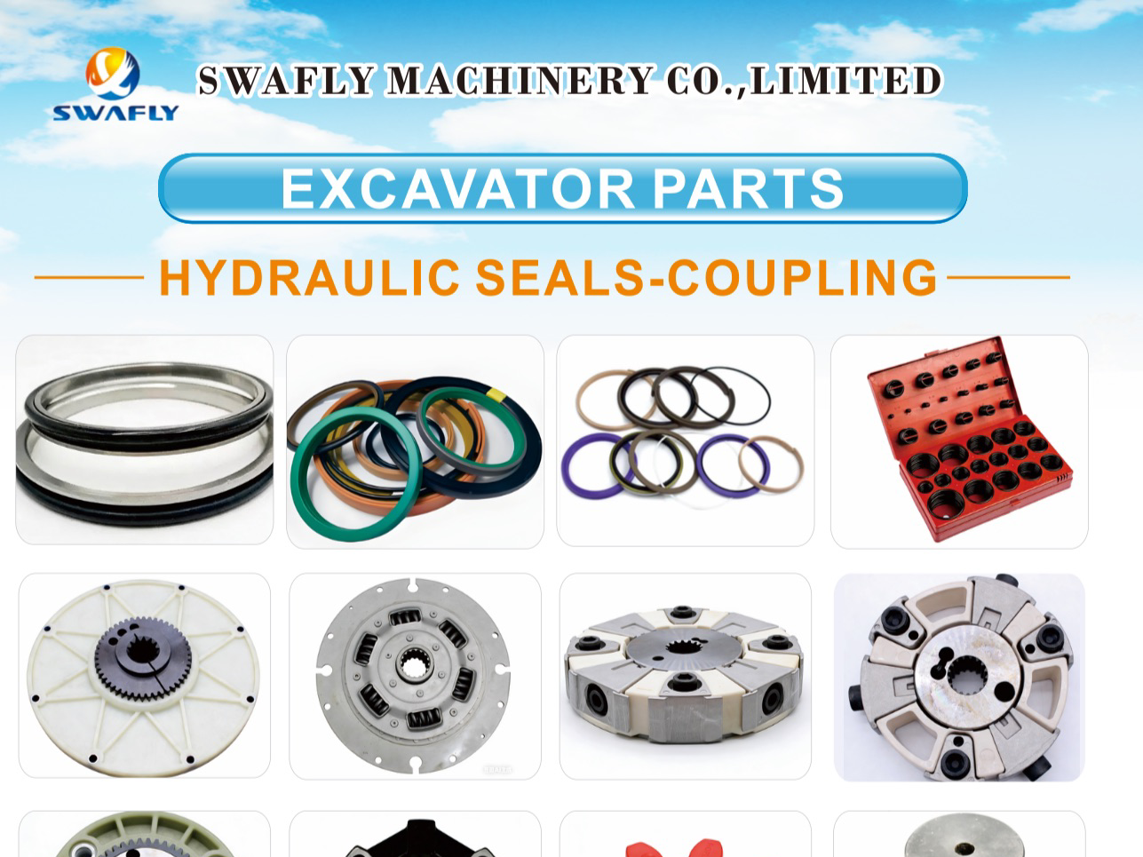 Qualitas Sigilla & Partes pro Excavatoribus, Loaders et Dozers